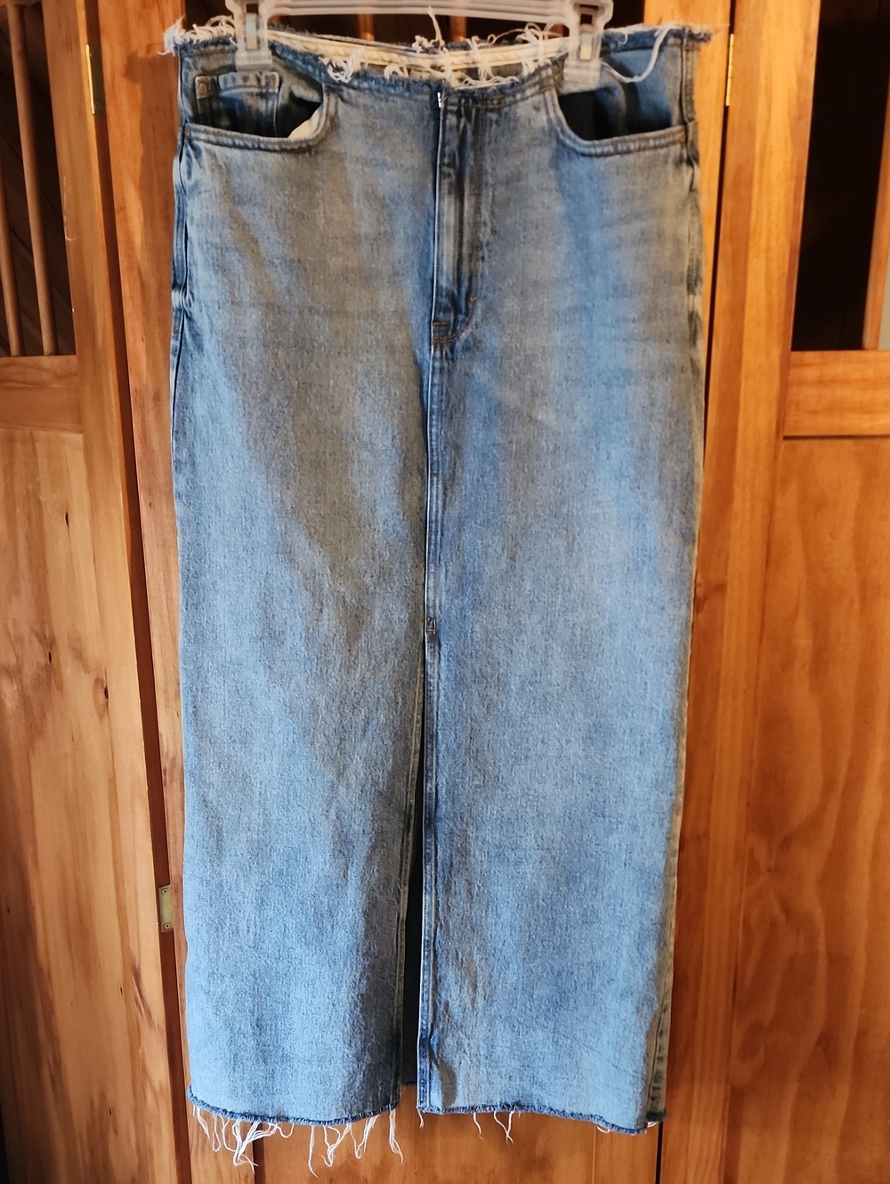 Women's Light Blue Denim Jeans Skirt